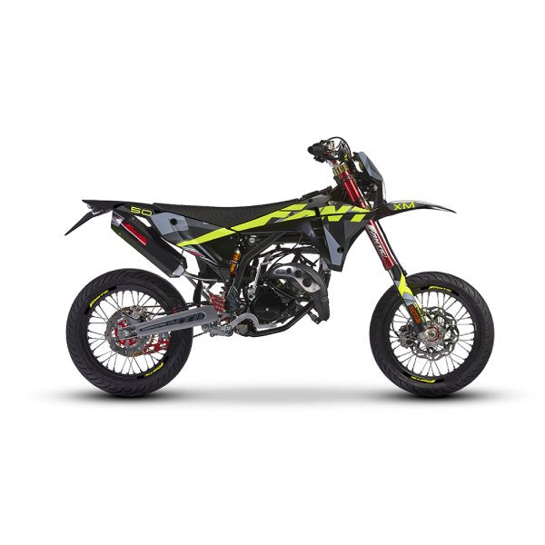 FANTIC MOTARD XM 50 2T COMPETITION NOIR JAUNE