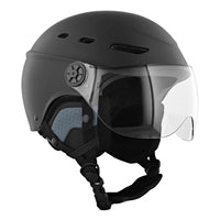 CASQUE TROTINETTE ADULTE URBAN MOOV VISOR NOIR MAT