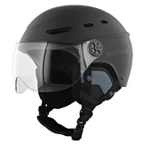 CASQUE TROTINETTE ADULTE URBAN MOOV VISOR NOIR MAT