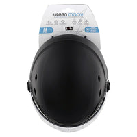 CASQUE TROTINETTE ADULTE URBAN MOOV VISOR NOIR MAT