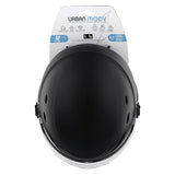 CASQUE TROTINETTE ADULTE URBAN MOOV VISOR NOIR MAT