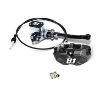 KIT FREINAGE AVANT 8.1 CNC MC-11 + ETRIER HURRICANE NOIR 84 MM + DURITE 8.1