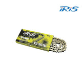CHAINE IRIS 428 RENFORCEE OR 134 MAILLONS