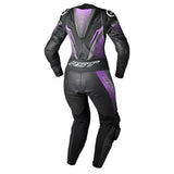 COMBINAISON RST TRACTECH EVO 5 CE NOIR/MAUVE FEMME RST