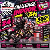 CHALLENGE 3H INDOOR DIMANCHE 24 JANVIER 2027