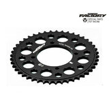 COURONNE 420 ALU YCF 4 TROUS 34 -> 47 DENTS NOIR BLOCKPASS