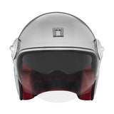 CASQUE JET NOX HERITAGE ARGENT NOX