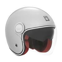 CASQUE JET NOX HERITAGE ARGENT