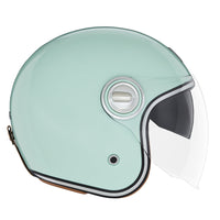 CASQUE JET NOX HERITAGE VERT D'EAU NOX
