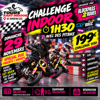 CHALLENGE 1H30 INDOOR DIMANCHE 29 NOVEMBRE 2026 - SPECIAL DUO