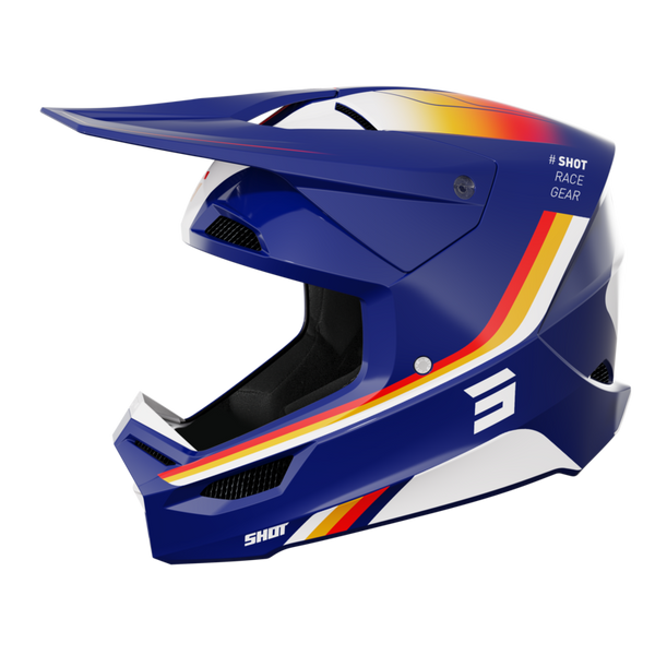 CASQUE CROSS SHOT FURIOUS AIM BLEU