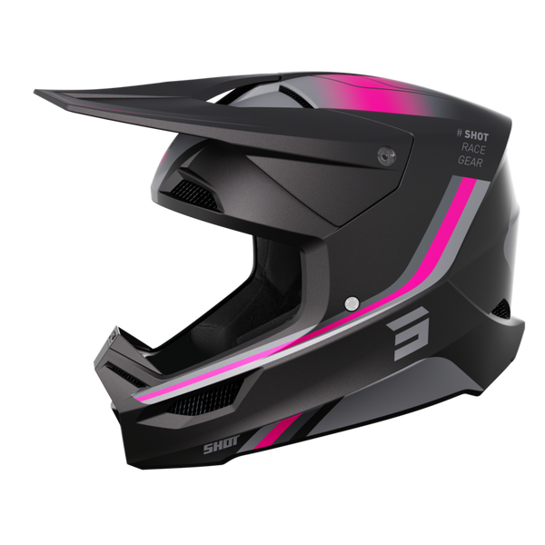 CASQUE CROSS SHOT FURIOUS AIM ROSE MAT