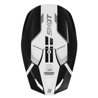 CASQUE CROSS SHOT FURIOUS BOLT NOIR BLANC SHOT