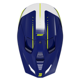 CASQUE CROSS SHOT FURIOUS PEAK BLEU JAUNE FLUO SHOT
