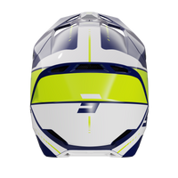 CASQUE CROSS SHOT FURIOUS PEAK BLEU JAUNE FLUO SHOT