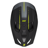 CASQUE CROSS SHOT FURIOUS PEAK GRIS JAUNE FLUO MAT SHOT