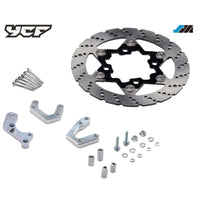 DISQUE FREIN AVANT FLOTTANT 240MM 4 TROUS AVEC PATTE DE DEPORT SUPERMOTO