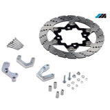 DISQUE FREIN AVANT FLOTTANT 240MM + PATTE DE DEPORT SUPERMOTO YCF