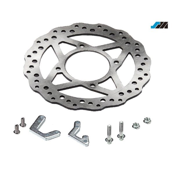 DISQUE FREIN AVANT 240MM + PATTE DE DEPORT SUPERMOTO