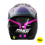 CASQUE CROSS SHOT RACE SKY VIOLET CHROME