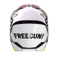 CASQUE CROSS FREEGUN BY SHOT XP4 RAINBOW ROSE BLANC SHOT