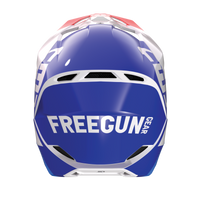 CASQUE CROSS FREEGUN BY SHOT XP4 RAINBOW BLEU SHOT