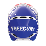 CASQUE CROSS FREEGUN BY SHOT XP4 RAINBOW BLEU SHOT