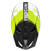 CASQUE CROSS FREEGUN BY SHOT XP4 SHADE JAUNE FLUO SHOT