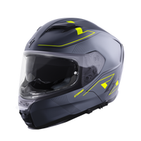 CASQUE INTEGRAL STORMER ZS 1001 TAKEN GRIS/JAUNE MAT STORMER