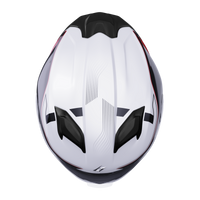 CASQUE INTEGRAL STORMER ZS 1001 TAKEN BLANC/ROUGE STORMER