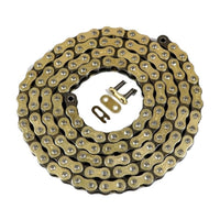 Chaîne Moto 428 VX - 134 Maillons, Avec Bague étanche Et Serrure Clip, Résistance 3360 Kg - 5