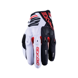 GANTS FIVE E2 BLANC/ROUGE FIVE