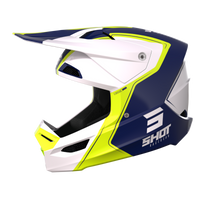 CASQUE CROSS SHOT FURIOUS REFLEX BLEU JAUNE FLUO