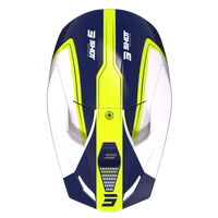 CASQUE CROSS SHOT FURIOUS REFLEX BLEU JAUNE FLUO SHOT