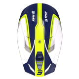 CASQUE CROSS SHOT FURIOUS REFLEX BLEU JAUNE FLUO SHOT