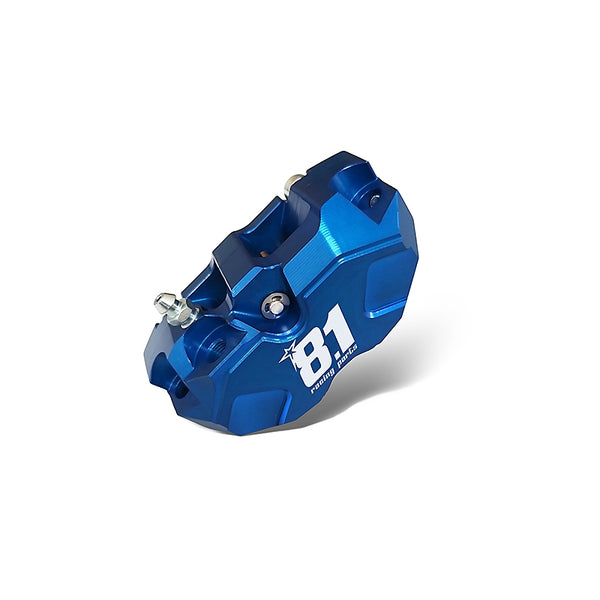 ETRIER DE FREIN AVANT 8.1 CNC HURRICANE BLEU 84MM