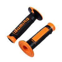 REVETEMENT DOMINO A260 NOIR/ORANGE 120MM (PAIRE) DOMINO