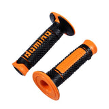 REVETEMENT DOMINO A260 NOIR/ORANGE 120MM (PAIRE) DOMINO