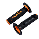 REVETEMENT DOMINO A020 NOIR/ORANGE 120MM (PAIRE) DOMINO