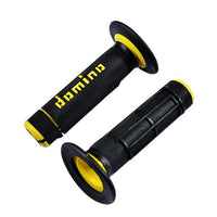 REVETEMENT DOMINO A020 NOIR/JAUNE 120MM (PAIRE) DOMINO
