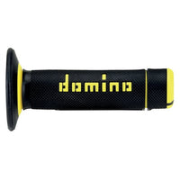 REVETEMENT DOMINO A020 NOIR/JAUNE 120MM (PAIRE) DOMINO