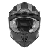 CASQUE CROSS NOX N633 ONYX ARGENT NOX