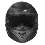 CASQUE MODULABLE NOX 965 SUPRA NOIR BLANC MAT NOX