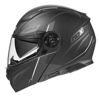 CASQUE MODULABLE NOX 965 SUPRA NOIR BLANC MAT NOX