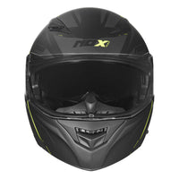 CASQUE MODULABLE NOX 965 SUPRA NOIR JAUNE MAT NOX