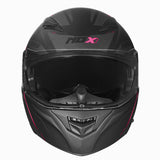 CASQUE MODULABLE NOX 965 SUPRA NOIR ROSE MAT NOX