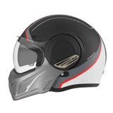 CASQUE MODULABLE NOX STRATOS FIGHTER BLANC MAT NOX