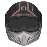 CASQUE MODULABLE NOX STRATOS FIGHTER BLANC MAT NOX