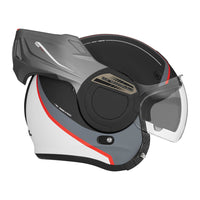 CASQUE MODULABLE NOX STRATOS FIGHTER BLANC MAT NOX