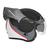 CASQUE MODULABLE NOX STRATOS FIGHTER BLANC MAT NOX